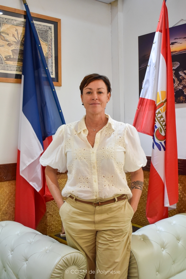 Terainui HAMBLIN-ELLACOTT, Présidente de la Chambre de commerce, d’industrie, des services et des métiers de Polynésie française